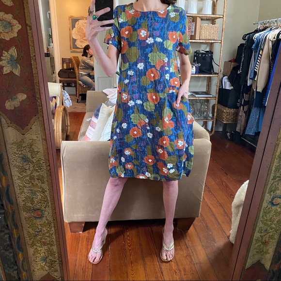 Floral shift dress - Picture 7 of 8